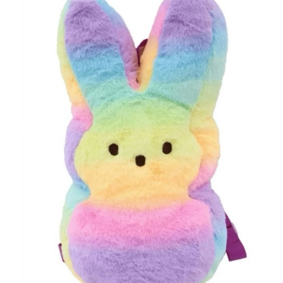 peeps backpack Other - Peeps Zipper backpack Adorable Purple and Pink Stuffed Bunny Plush